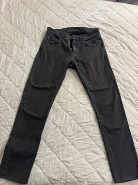 Rodd & Gunn Straight Fit Jeans Mens 33L Charcoal Gray